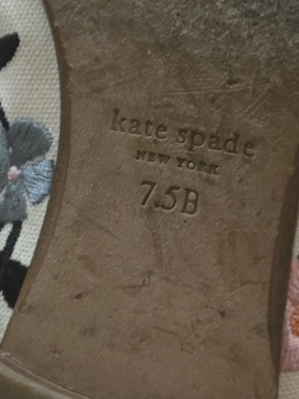 kate spade cream ballet